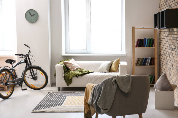 Красивый интерьер современного номера
