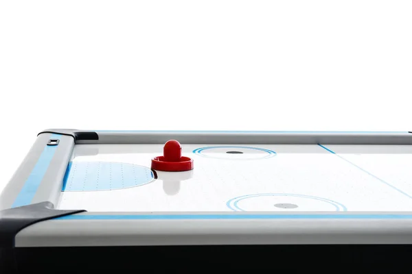 Moderno Air Hockey Sfondo Bianco — Foto Stock