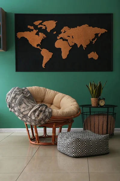 Interior Beautiful Room Lounge Chair — Stock Photo, Image