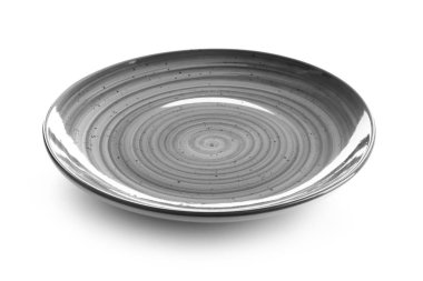 Beyaz arka plan üzerinde şık plaka