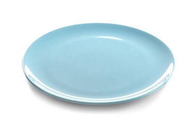 Beyaz arka plan üzerinde şık plaka