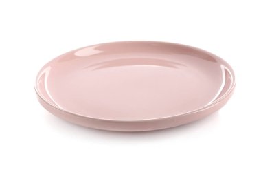 Beyaz arka plan üzerinde şık plaka