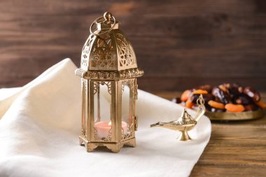 Aladdin lambayı tablo ile Müslüman fener
