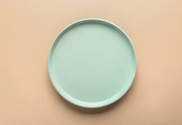 Stylish Plate Color Background — Stock Photo, Image