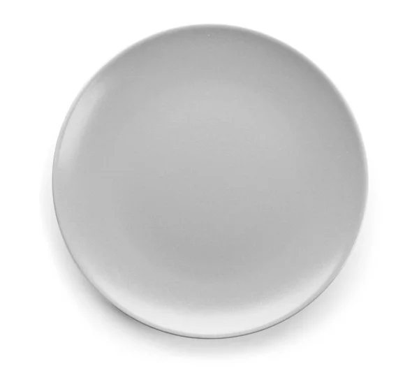 Stilvoller Teller Auf Weißem Hintergrund — Stockfoto