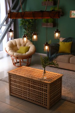 Modern konforlu oda güzel iç