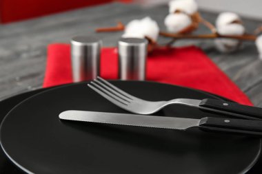 Ahşap arka plan, closeup tablo ayarı