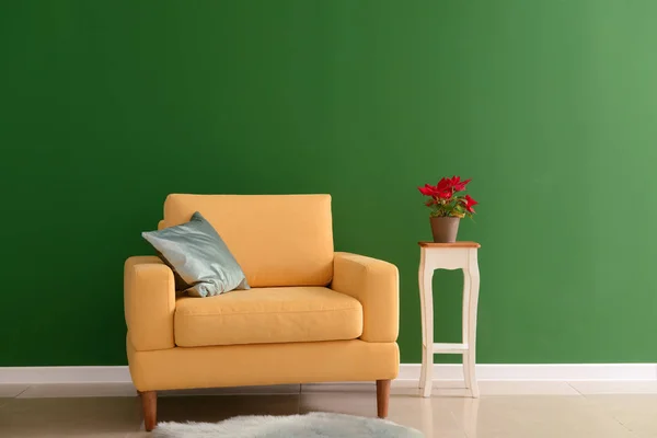 Interior Modern Room Comfortable Armchair — Stock Photo, Image