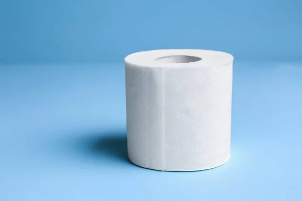 Rulla Toalettpapper Färg Bakgrund — Stockfoto