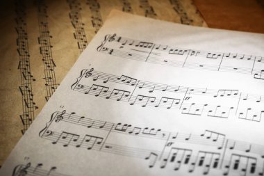 Tablo, closeup sayfalarda müzik