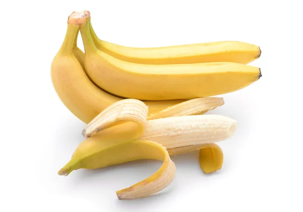 Tasty Bananas White Background — Stock Photo, Image