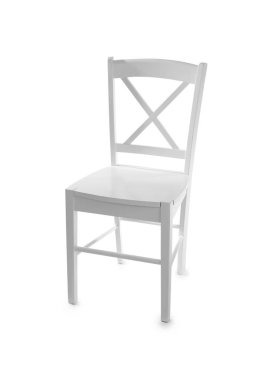 Beyaz arka planda modern sandalye