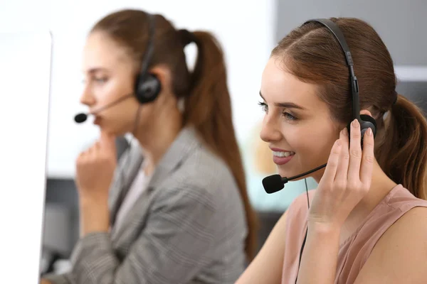 Technical Support Agents Working Office — Stock Photo, Image