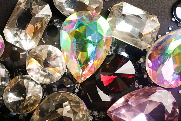 Mnoho Drahých Kamenů Pro Šperky — Stock fotografie