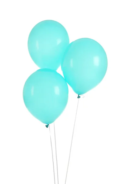 Color Balloons White Background — Stock Photo, Image