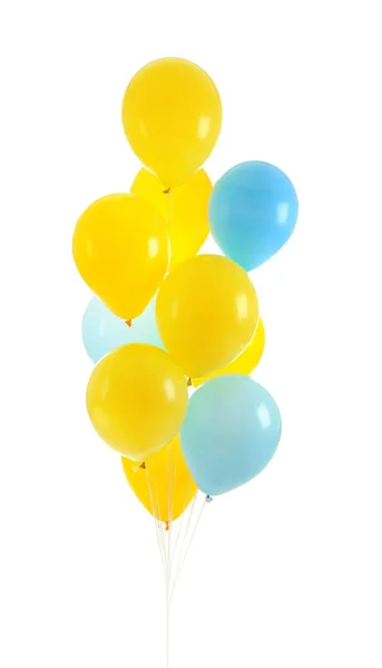 Color Balloons White Background — Stock Photo, Image