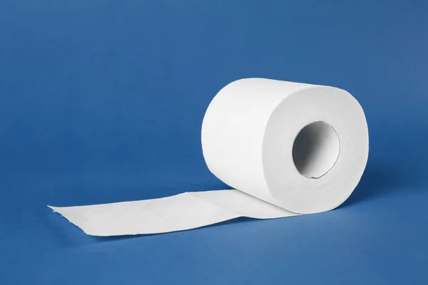 Roll Toilet Paper Color Background — Stock Photo, Image