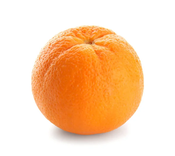 Smaklig Orange Vit Bakgrund — Stockfoto