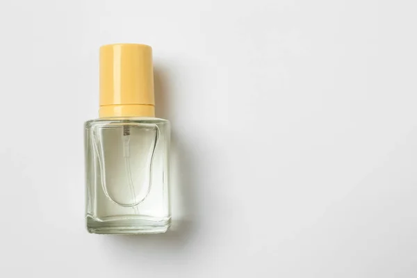 Fles Parfum Witte Achtergrond — Stockfoto