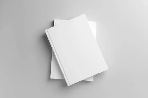 Books Blank Covers Light Background — Stock Photo, Image