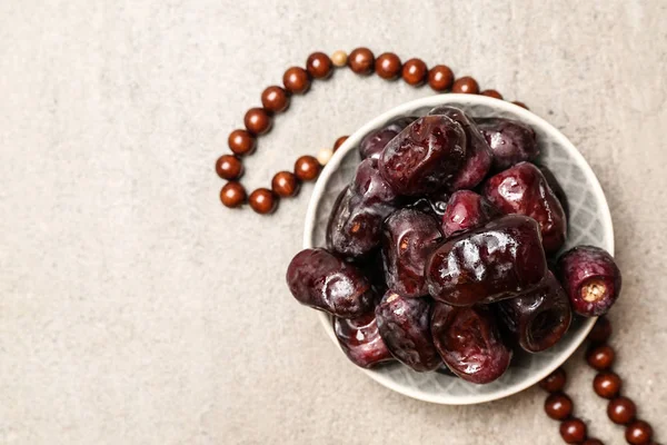 Kom Met Smakelijke Datums Tafel — Stockfoto