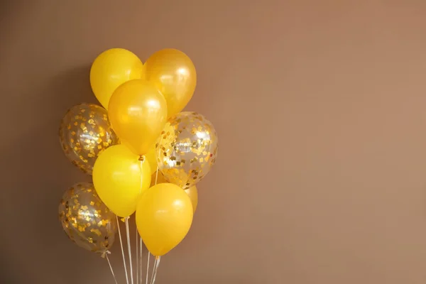 Birthday Balloons Color Background — Stock Photo, Image