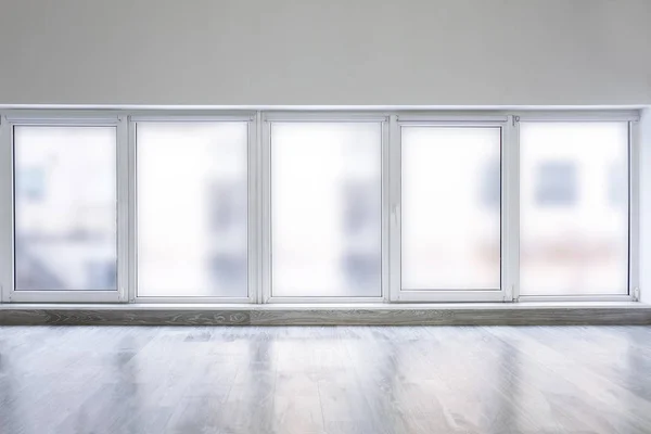 Großes Fenster Leeren Raum — Stockfoto
