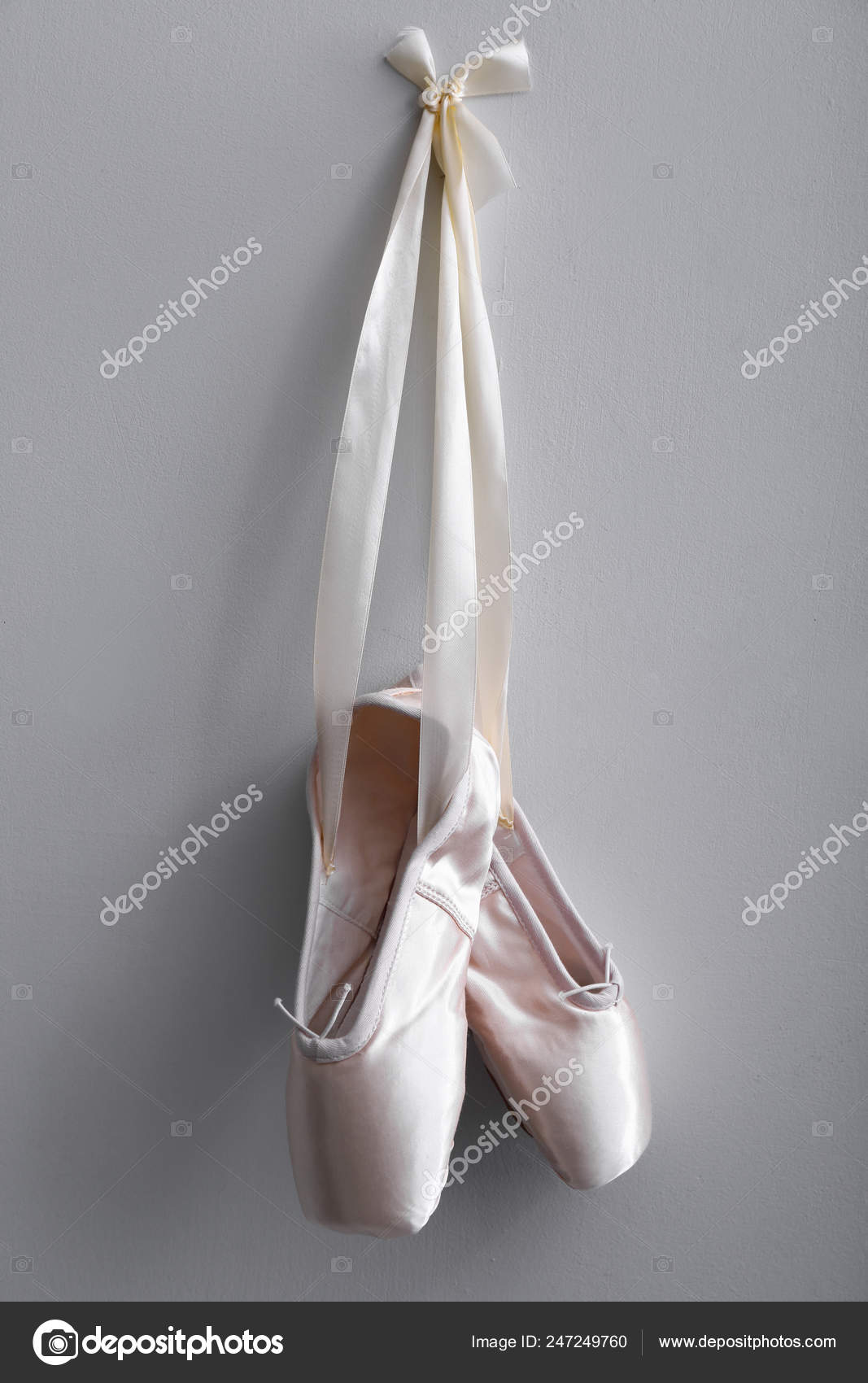 grey ballet shoes