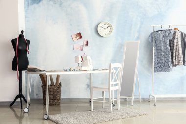 Şık terzi işyeri iç Atölyesi