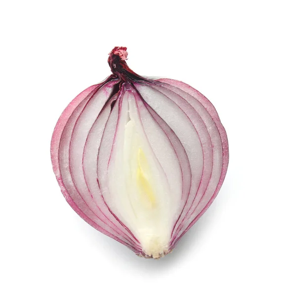 Onion Half White Background — Stock Photo, Image