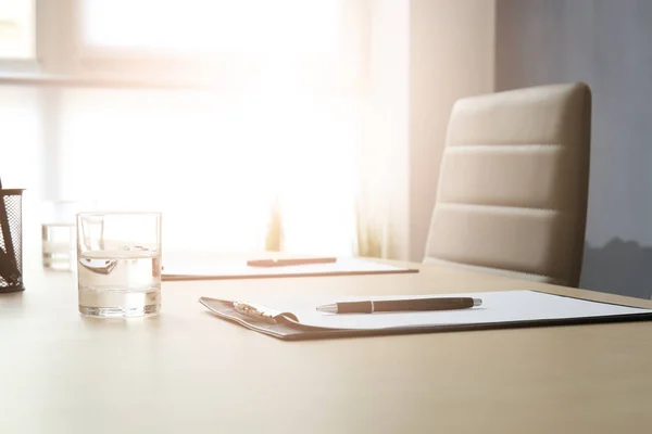 Empty Conference Room Prepared Meeting — Stock Photo, Image