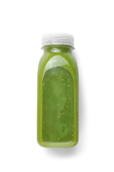 Bottle Fresh Smoothie Delivery White Background — Stock Photo, Image