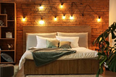 Yer şık iç büyük rahat yatak