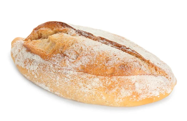 白い背景の焼きたてのパン — ストック写真