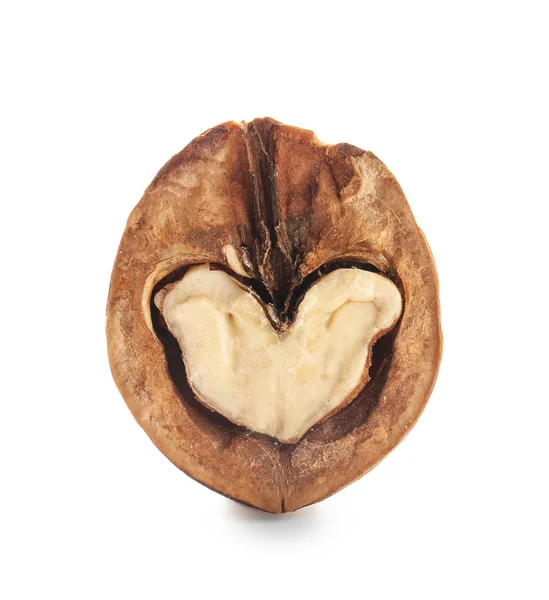 Tasty walnut on white background — Stock Photo, Image