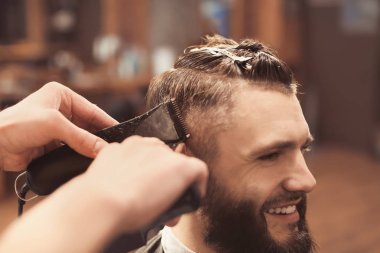 Profesyonel kuaför müşteri Kuaför salon ile çalışma