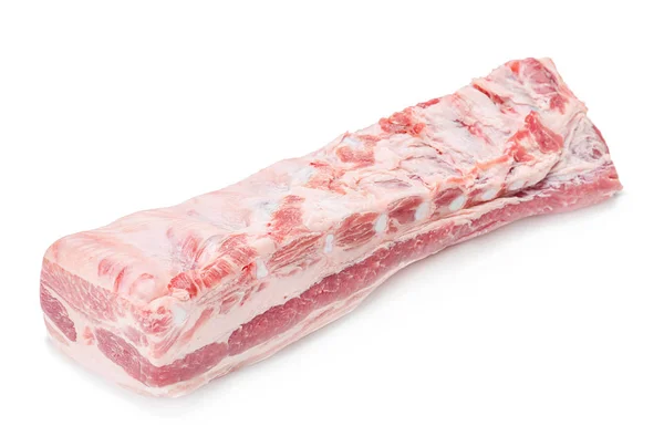 Raw ribs on white background — Stock Photo, Image