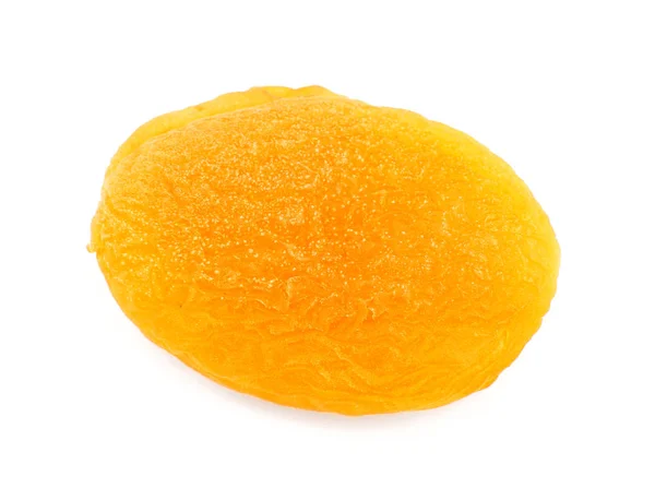 Сушений абрикос на білому тлі — стокове фото