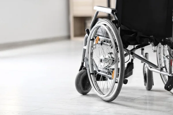 Empty modern wheelchair indoors — Stock Photo, Image