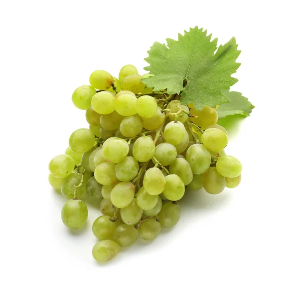 Fresh ripe juicy grapes on white background — Stock Photo, Image