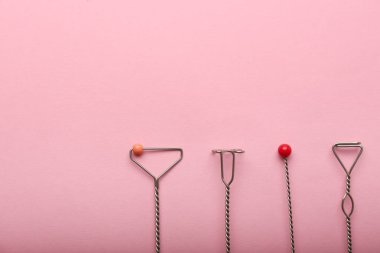 Logopedic konuşma düzeltme renk arka plan üzerinde probları