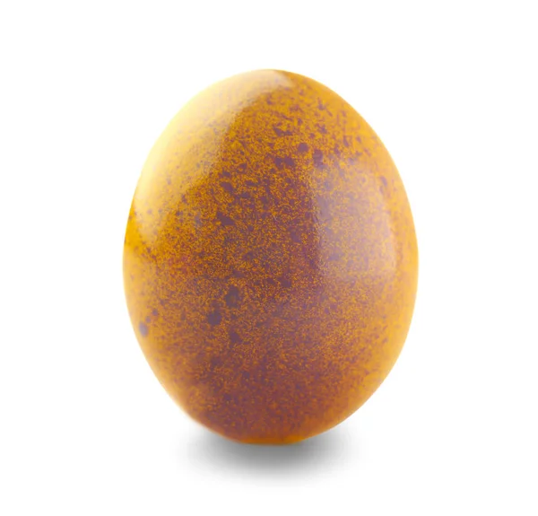 Painted Easter egg on white background — Stock Photo, Image