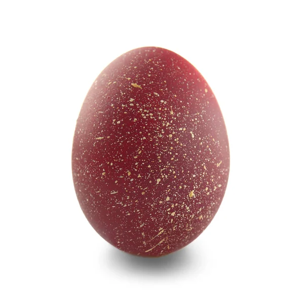 Painted Easter egg on white background — Stock Photo, Image