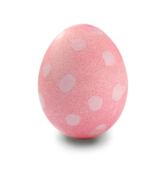 Painted Easter egg on white background — Stock Photo, Image