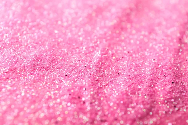 Lentejuelas rosa brillante, primer plano — Foto de Stock