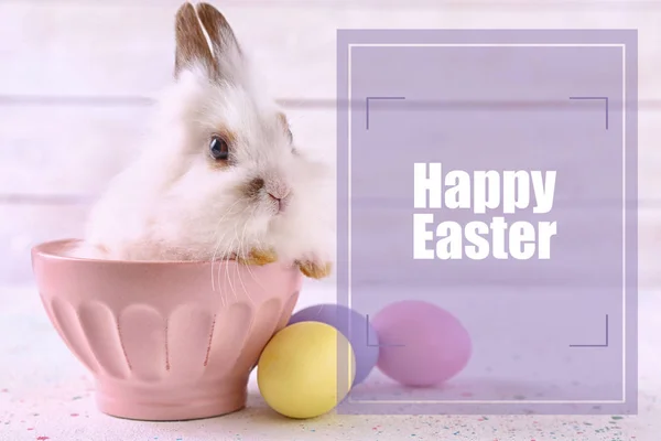 Beautiful greeting card for Easter celebration — Stock Photo, Image