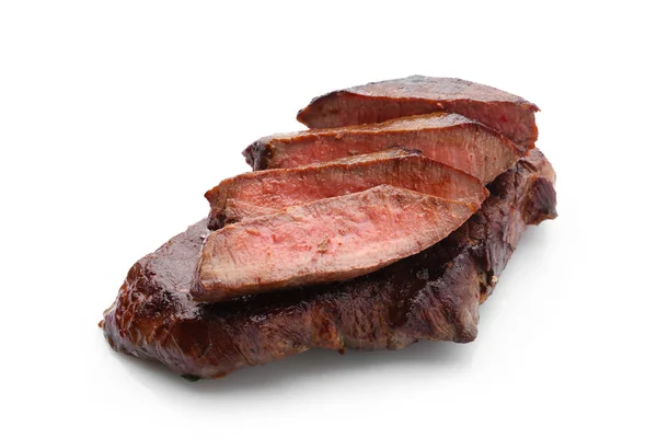 Tasty kokt kött på vit bakgrund — Stockfoto