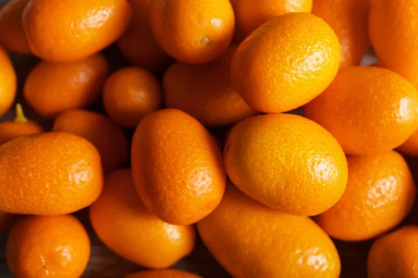 Delicious kumquat fruit, closeup — Stock Photo, Image