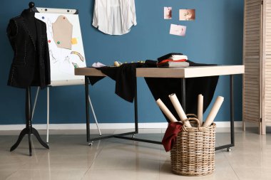 Şık terzi işyeri iç Atölyesi