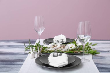 Güzel tablo Easter kutlama için ayarla